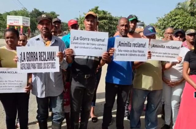 Comunidades en Dajabón reclaman ser incluidas en plan de asfalto del MOPC