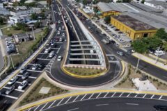 Imágenes de dron revelan impacto del nuevo túnel de Plaza de la Bandera en su primer día de uso