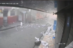 Reportan varios heridos tras explosión en negocio de comida en Los Guaricanos