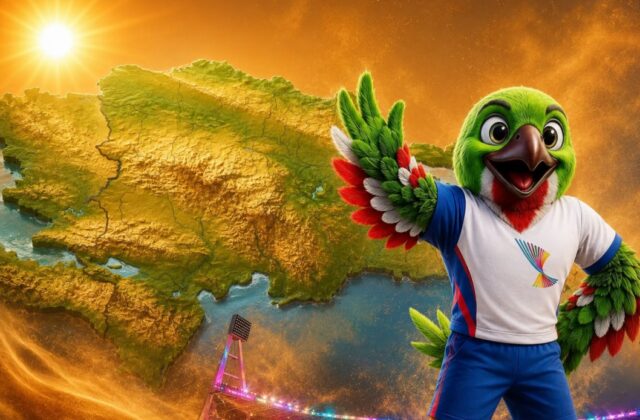 Polvo del Sahara mantiene cielo opaco y calor intenso durante los Juegos Centroamericanos 2026