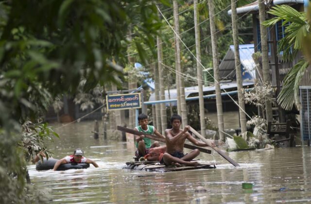 23 muertos y 452,000 afectados por inundaciones en Birmania