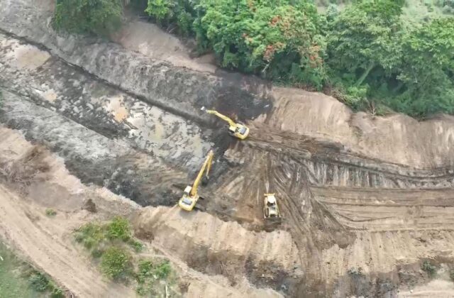 INDRHI inicia adecuación del cauce del río Masacre, Dajabón