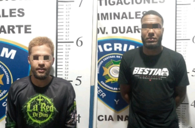 Apresan en SFM a dos hombres investigados por delitos en Santiago