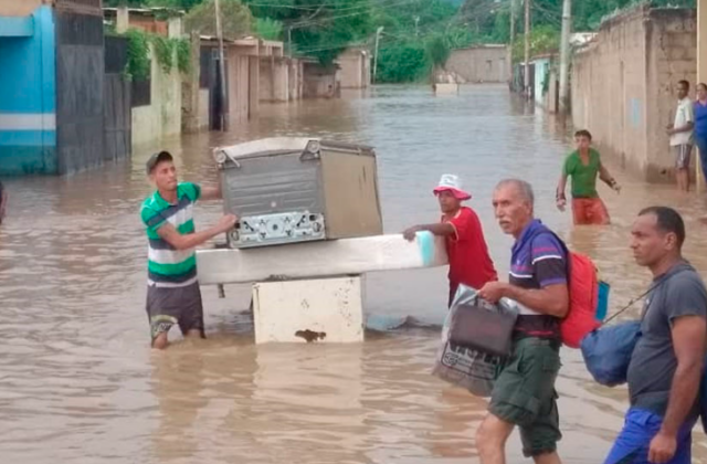 Al menos seis desaparecidos y decenas de viviendas afectadas en Venezuela por las lluvias