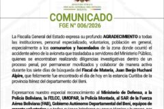 Hallan con vida en la Amazonía de Bolivia a fiscal desaparecido tras un accidente aéreo 