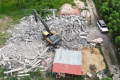 Medio Ambiente interviene villas ilegales durante fin de semana