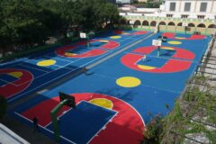 Inefi entrega siete canchas remozadas en centros educativos de Hato Mayor