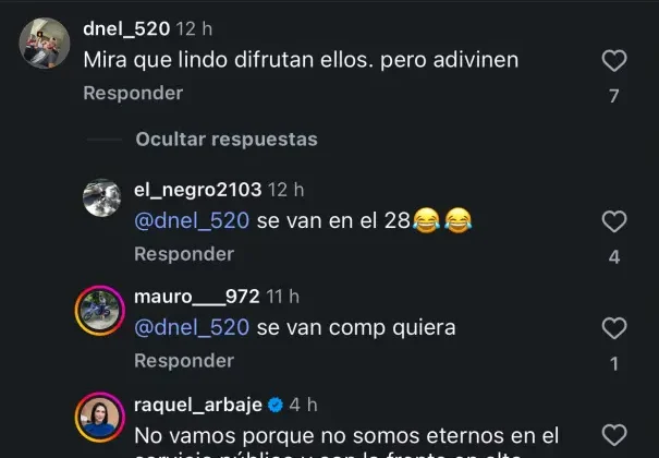 Imagen relacionada: respuesta raquel arbaje