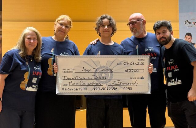Joven violonchelista del Sistema Punta Cana gana primer lugar en competencia SIMANOF en Tokio