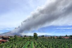Erupciona en Indonesia el volcán Sinabung y expulsa una columna de ceniza de 3.500 metros