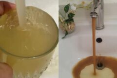¿Hasta cuándo? Persisten denuncias por agua turbia en Ciudad Juan Bosch