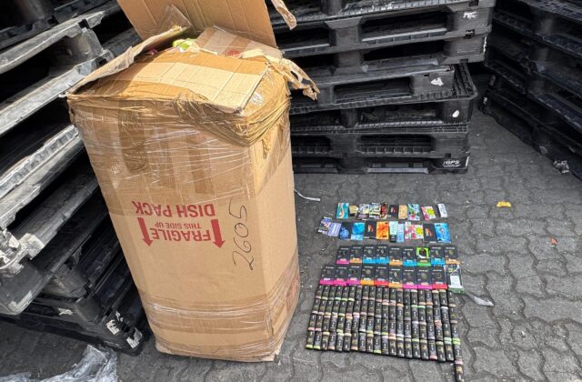 Ocultan 100 vapers con líquido presumiblemente de marihuana en cargamento hacia RD
