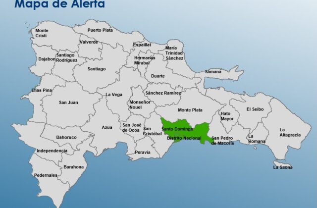 COE coloca en alerta verde a SD y DN por onda tropical y vaguada