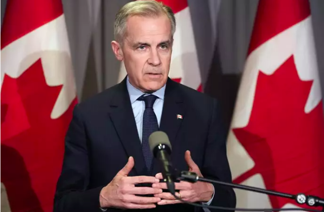 Carney anuncia represalias de Canadá por aranceles de EE. UU.