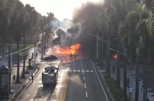 Imagen relacionada: explosion tanquero malecon reportan personas