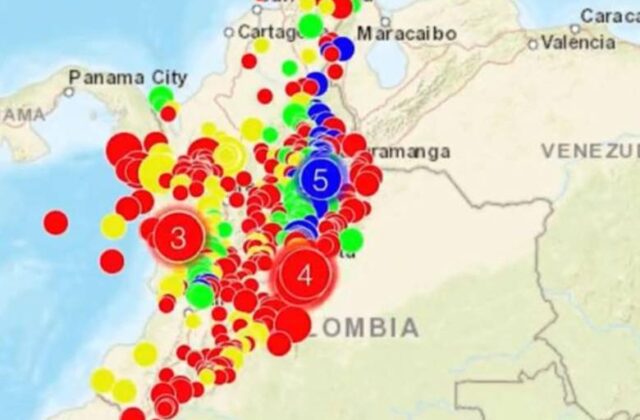 El Gobierno colombiano confirma 312 víctimas por el terremoto