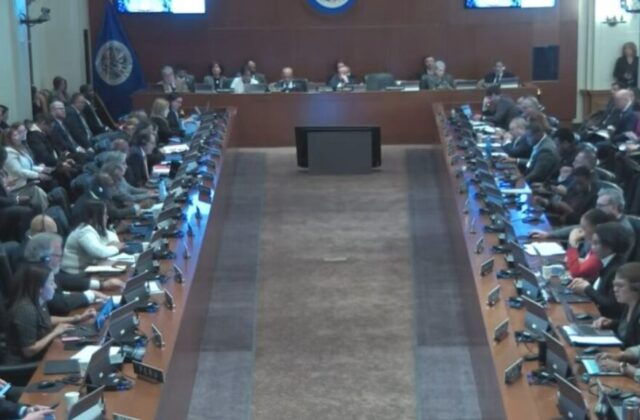 OEA aprueba reunión de cancilleres para discutir medidas contra Nicaragua