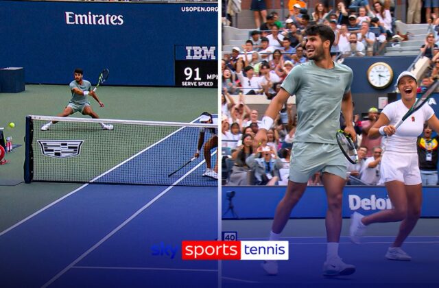 Carlos Alcaraz jugará el dobles mixto del Abierto de EEUU con Serena Williams