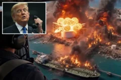Trump publica video generado por IA de la isla iraní de Kharg destruida horas después de los primeros ataques estadounidenses en un mes