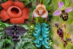 Las increíbles flores que parecen animales y desafían la imaginación