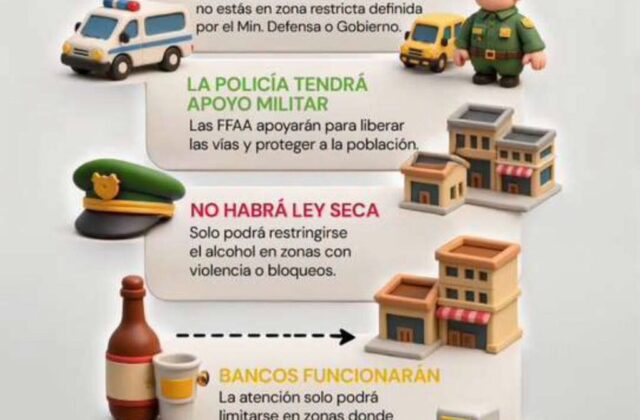 El Gobierno de Bolivia anuncia un decreto para ampliar el estado de excepción
