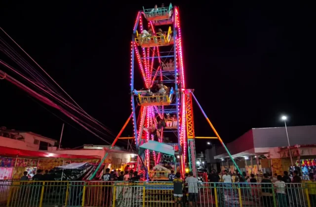 Tres niñas resultan heridas tras caer de juego mecánico durante fiestas patronales de Hato Mayor