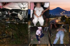 Tres personas resultan heridas al volcarse una jeepeta en la Autovía del Nordeste