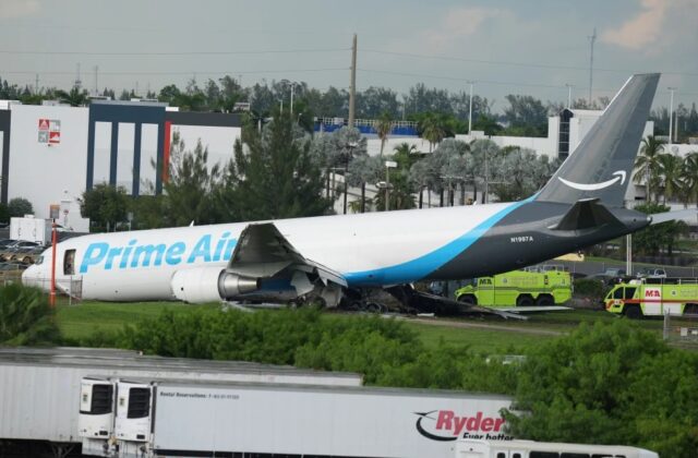 Al menos cinco muertos tras accidente de avión de carga de Amazon en Miami
