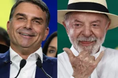 Hay un empate técnico entre Lula y Flávio Bolsonaro a dos semanas de los comicios