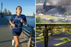 Capitana de la Fuerza Aérea, Hanna Born, corre 2,977 millas por las víctimas del 9/11
