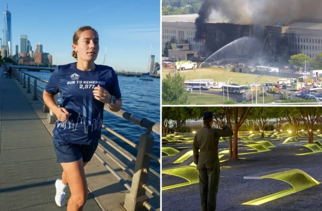 Capitana de la Fuerza Aérea, Hanna Born, corre 2,977 millas por las víctimas del 9/11