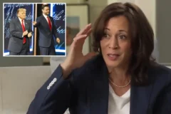 Kamala Harris acusa a los republicanos de “hacer trampa” antes de las elecciones de medio término y dice que se enfoca en detener la...