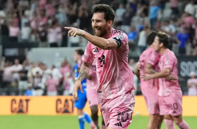 Messi llegó a 100 goles con Inter Miami.