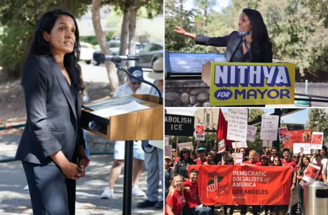 Nithya Raman slammed by LAPD union over DSA-LA agenda in mayoral race