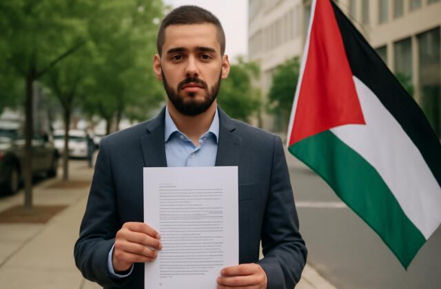 Demandan a Gobierno Trump por conspirar para intimidar y detener activistas propalestinos