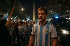 Incidentes, heridos y detenidos durante festejos por la victoria argentina ante Inglaterra