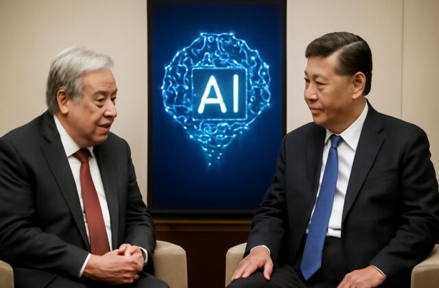 Guterres y Xi debaten gobernanza global de la inteligencia artificial