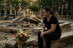 Un muerto en España tras el derrumbe de una fuente en las celebraciones del Mundial