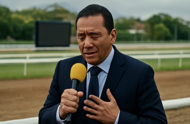 Narrador hípico venezolano dedica transmisión a su esposa e hijos fallecidos en los terremotos