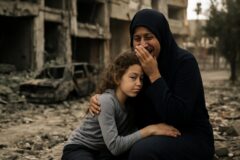 Israel mata a seis integrantes de una familia en Gaza