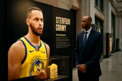 El Salón de la Fama del Baloncesto rompe tradición con nueva exposición sobre Curry