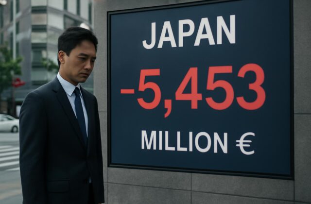 Japón registró un déficit comercial de 5.453 millones de euros en primera mitad de 2026