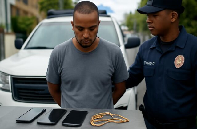 Policía Nacional apresa hombre con relación a robo en residencia de Arroyo Hondo II y recupera gran parte de los objetos sustraídos