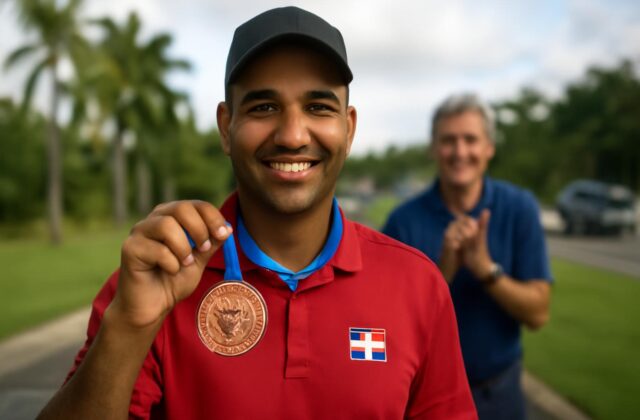 Willy Pumarol consigue histórico bronce para el golf dominicano