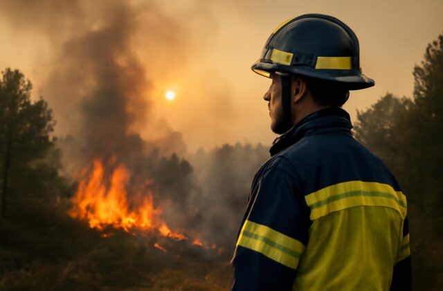 Megaincendio en Gironda sigue estabilizado bajo intensa ola de calor en Francia