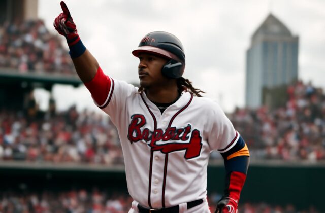 Acuña guía remontada de los Bravos con su primer jonrón desde mayo