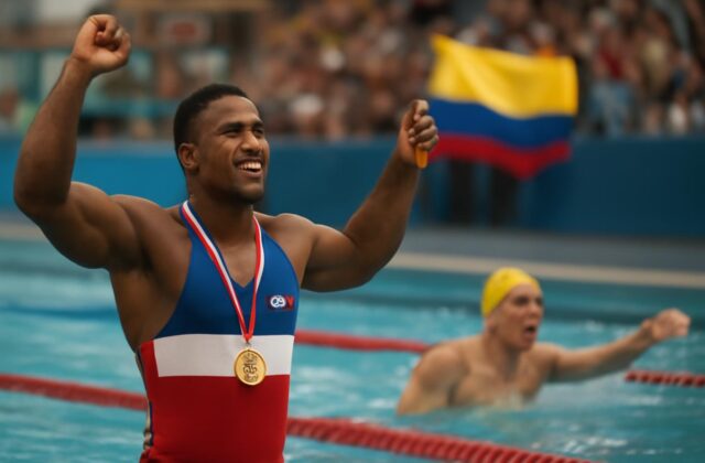 RD oro en lucha y Colombia se lo arrebata a México en 400m natación - Momento Deportivo RD