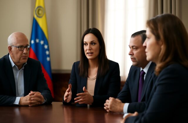 Chavismo y oposición retoman diálogo sin María Corina Machado