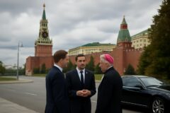 El Kremlin asegura que recibirá a los mediadores de EE. UU. y el Vaticano para Ucrania