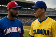 República Dominicana vs. Colombia en semifinal de béisbol - eldia.com.do